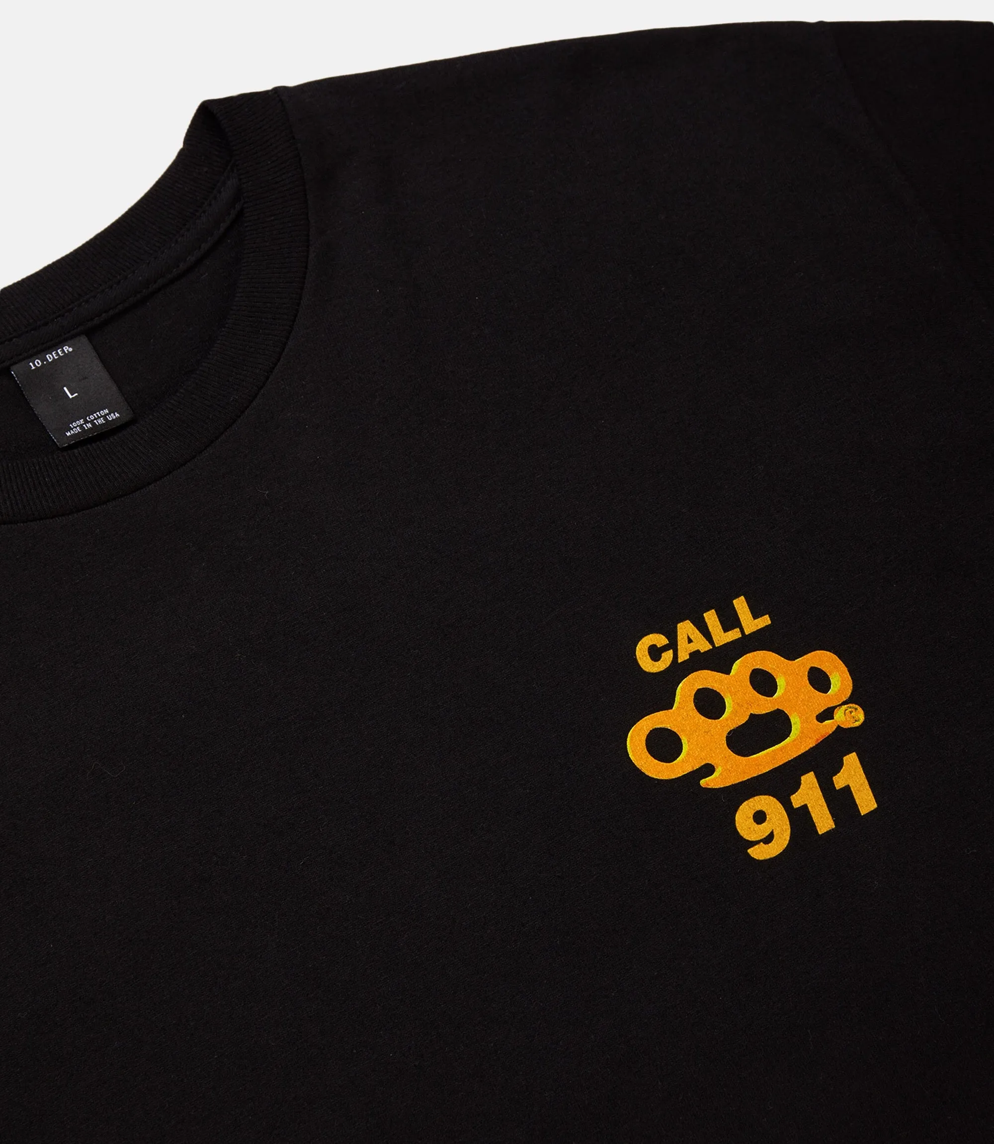 10 Deep Call 911 S/S Tee Black