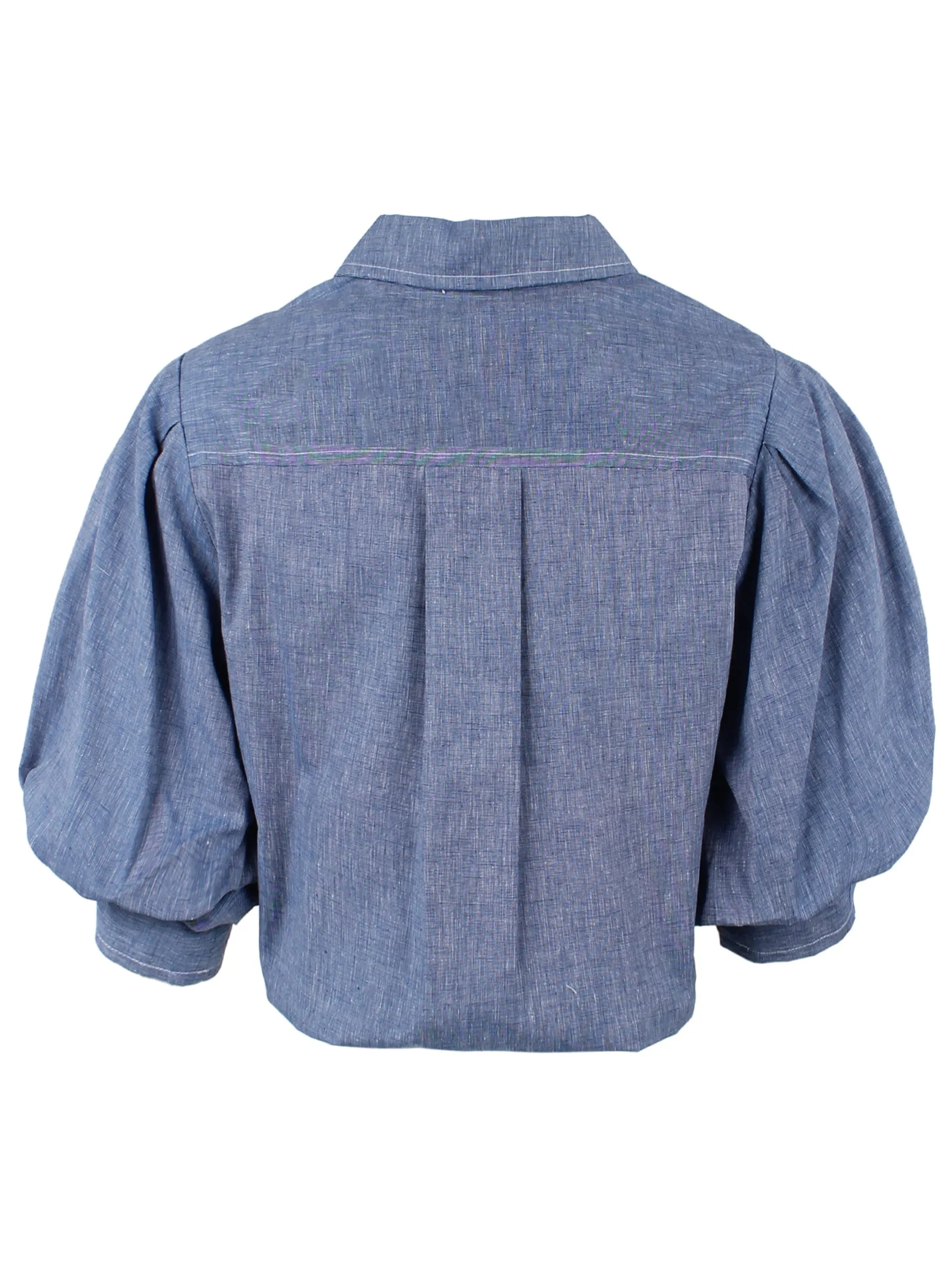 Bomba Blouson Sleeve Twist Hem Blouse, Pale Yellow