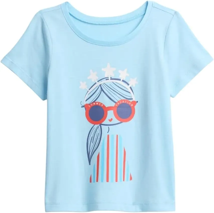 GAP Baby Girls' Short Sleeve Graphic Tee