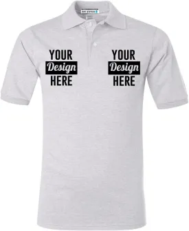 INK STITCH Men 437msr Custom Stitching Embroidery Logo Texts SpotShield Polo Shirts