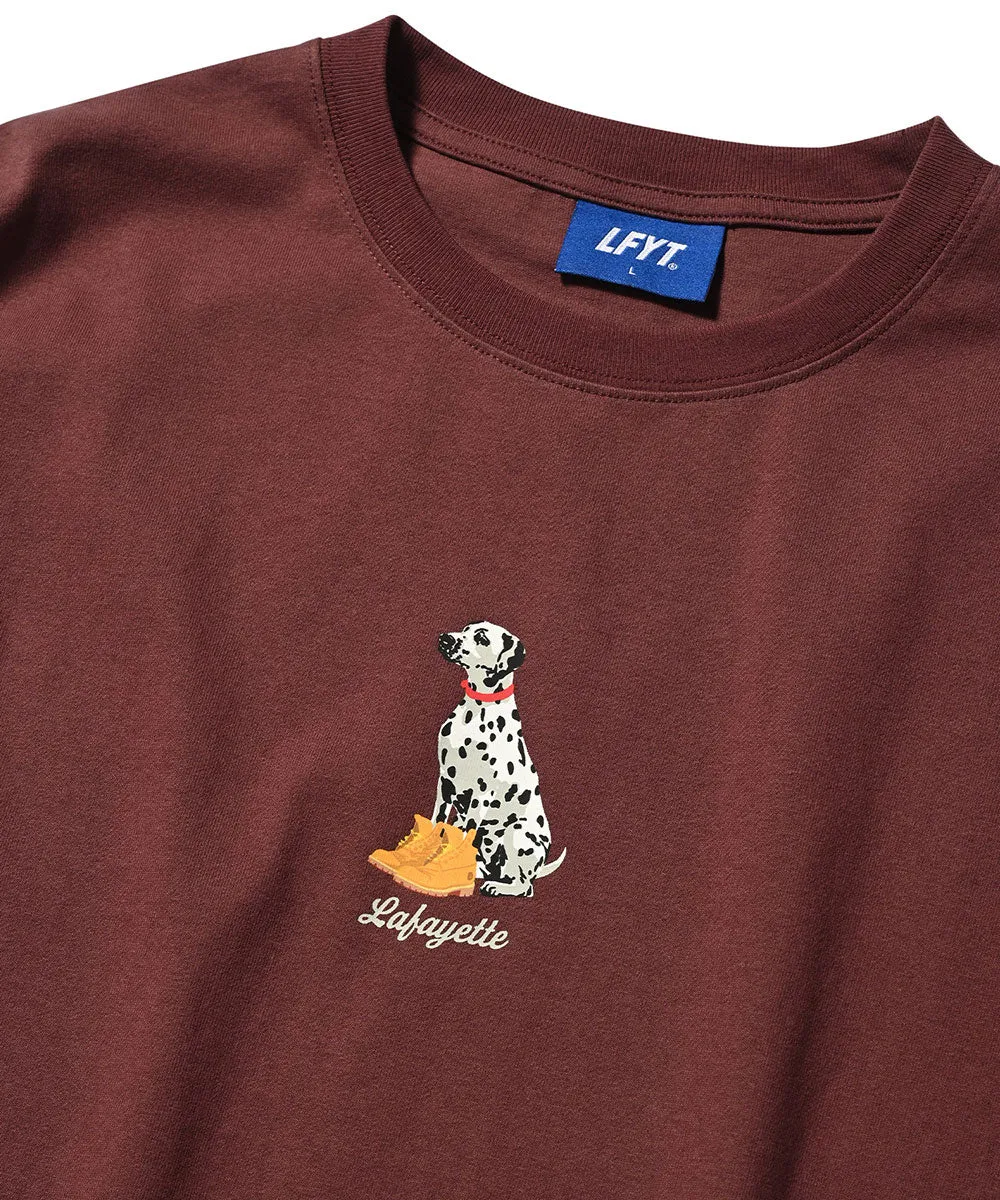 Lafayette Dalmatian S/S Tee Burgundy
