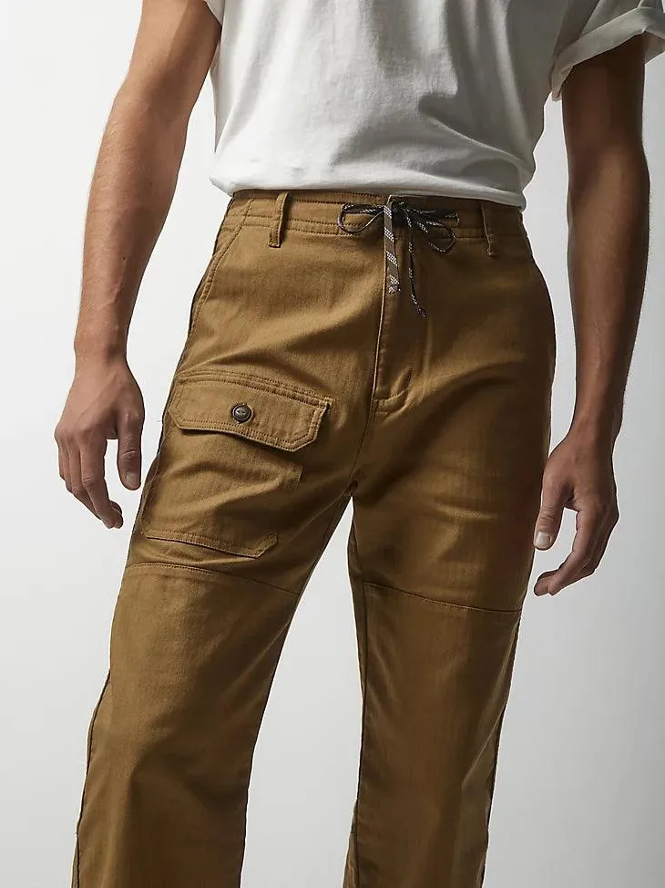 MEN'S LEE® X THE BROOKLYN CIRCUS® Drawstring Supply Pant in Dark Khaki