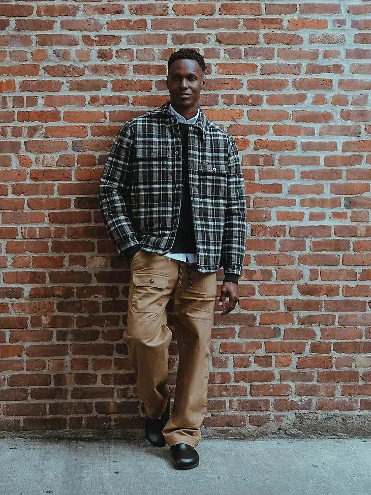 MEN'S LEE® X THE BROOKLYN CIRCUS® Drawstring Supply Pant in Dark Khaki