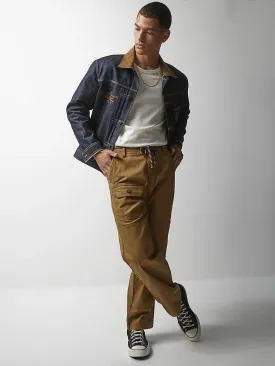 MEN'S LEE® X THE BROOKLYN CIRCUS® Drawstring Supply Pant in Dark Khaki