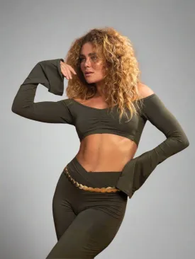 Persephone Top - Forest Jade