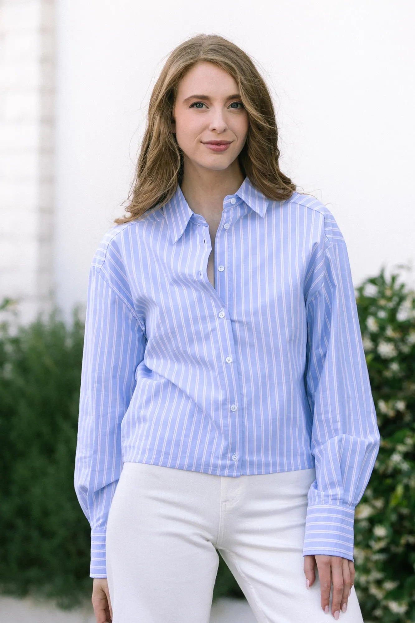 Roccio Cropped Buttoned Shirt