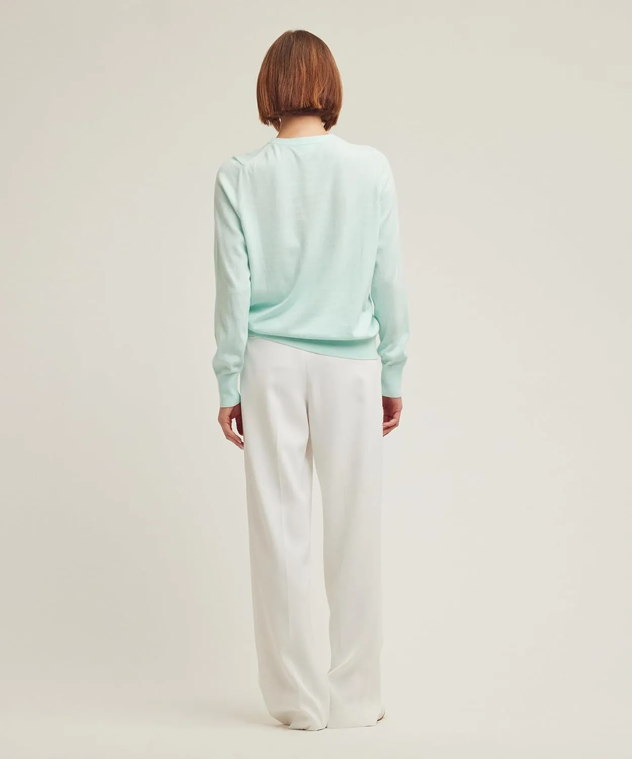 Women's Cotton Cashmere Crewneck